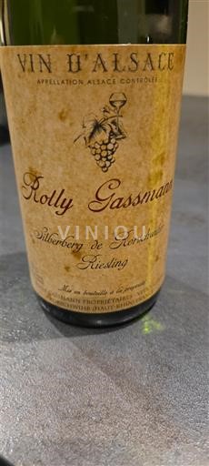 Alsácia Rolly Gassmann Silberberg de Rorschwihr Riesling 2017