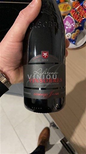 Vina Rouge sec Référence Domaine Jaume 2022 Francija Rona dolina Vinsobres AOC