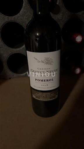 Bordeaux Pomerol Château Grange-Neuve La Perle des Ormes 2018