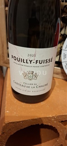 Rượu vang Blanc sec Château La Chaume 2023 Pháp Bourgogne Pouilly-fuissé AOC