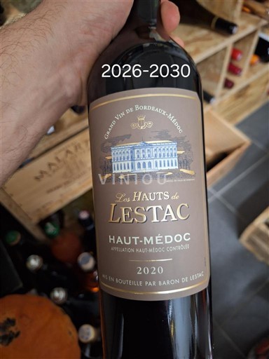 Vini Rouge sec Les Hauts de Lestac 2020 Francia Bordeaux Haut-Médoc AOC