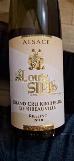Alsazia Non specificato Grand Cru Louis Sipp Grand Cru Kirchberg de Ribeauvillé 2018