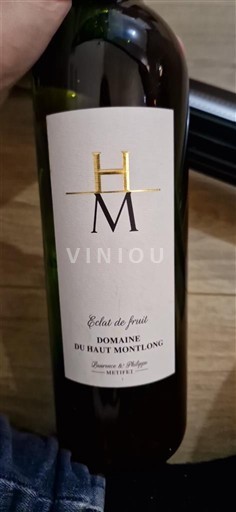 Tây Nam Bergerac Domaine Haut Montlong Éclat de fruit 2020