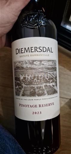Kuststreek Durbanville Diemersdal Pinotage Reserve 2023