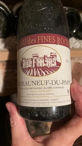 Rona dolina Châteauneuf-du-Pape Château S Fines Roches 2011