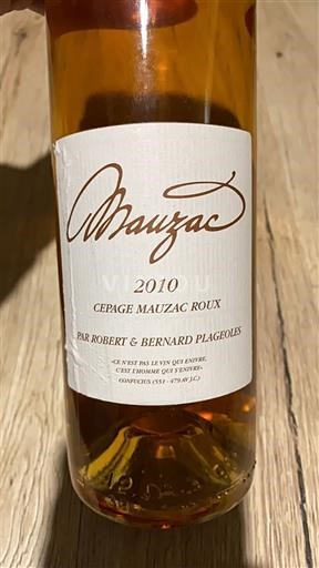 Tây Nam Gaillac Domaine Plageoles Mauzac Roux 2010