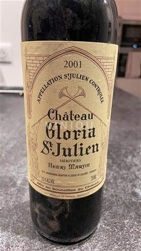 Bordeaux Saint-Julien Château Gloria 2001