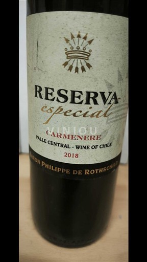 Thung lũng Maipo Maipo Central Baron Philippe de Rothschild Reserva Especial 2018
