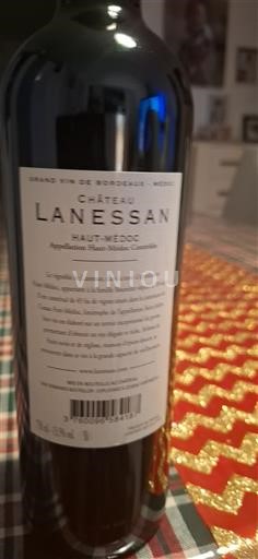 Vina Rouge sec Château Lanessan Non millésimé Francija Bordeaux Haut-Médoc AOC