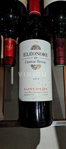 Bordeaux Saint-Julien Château Teynac Eléonore 2016