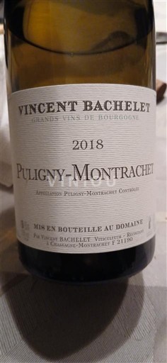 Burgund Puligny-Montrachet Vincent Bachelet 2018