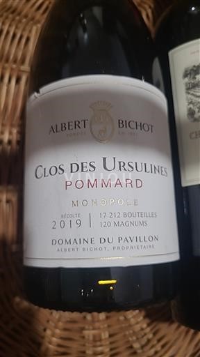 Bourgondië Pommard Domaine Pavillon Clos des Ursulines Monopole 2019