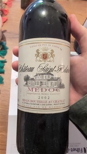Bordeaux Médoc Château Saint-Hilaire 2002