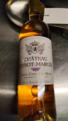 Burdeos Sainte-Croix-Du-Mont Château Peyrot-Margès 2012