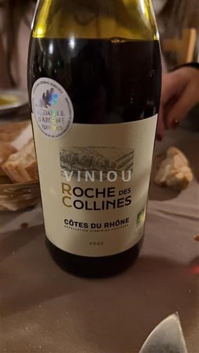 Rhônedalen Côtes du Rhône Roche des Collines 2022