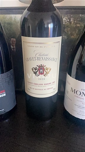Bordeaux Saint-Émilion Grand Cru Grand Cru Château Gravet Renaissance 2020