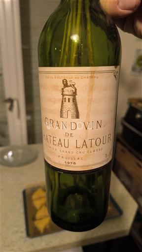 Vinhos Rouge sec Grand Vin Château Latour 1976 França Bordéus Pauillac AOC Grand Cru