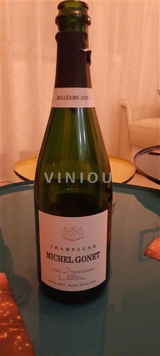 Champagne Michel Gonet Les 3 Terroirs Millésime 2020