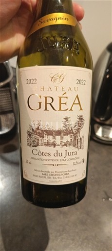 Jura Côtes du Jura Château Gréa Savagnin 2022
