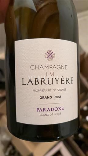 Champagne Không được chỉ định Grand Cru J.M. Labruyère Paradoxe Không niên vụ
