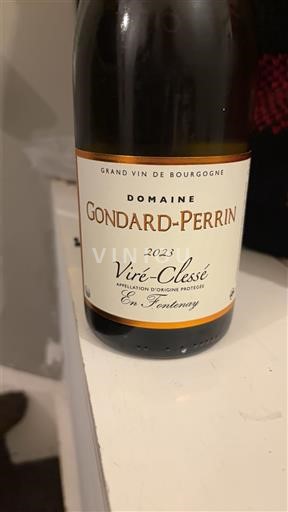 Burgundija Viré-clessé Domaine Gondard-Perrin En Fontenay 2023