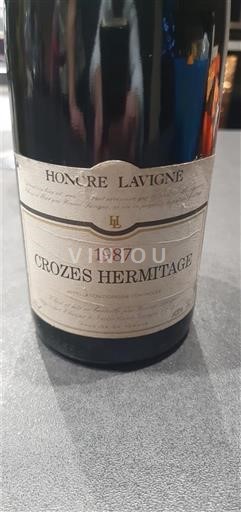 Údolí Rhôny Crozes-Hermitage Honoré Lavigne 1987