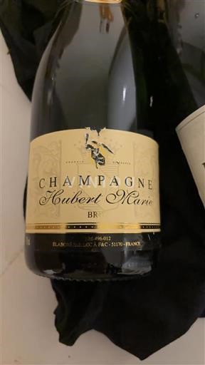 Champaña Champán Hubert Marie BR Sin añada