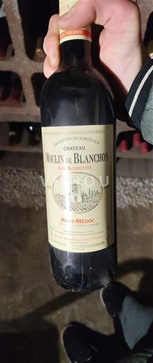 Wines Rouge sec Château Moulin de Blanchon Non millésimé France Bordeaux Haut-Médoc AOC