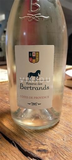 Provence Côtes-de-provence Bertrands Réserve des Bertrands 2024