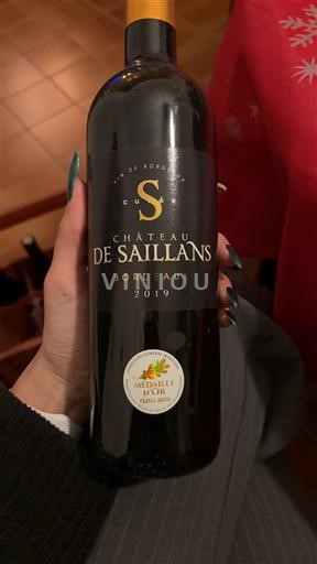Bordeaux Château Saillans 2019
