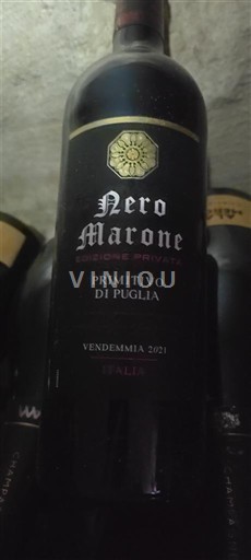 Puglia Primitivo di Puglia Nero Marone Edizione Privata 2021