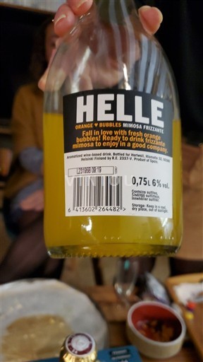 Baden Helle Orange Bubbles Mimosa Frizzante Ohne Jahrgang