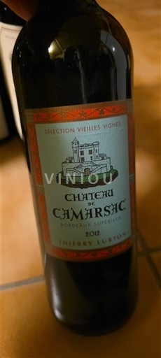 Burdeos Bordeaux superior Château Camarsac Sélection Vieilles Vignes 2012