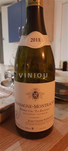 Burgundi Chassagne-Montrachet Premier Cru Jean-Claude Ramonet Premier Cru Les Ruchottes 2018