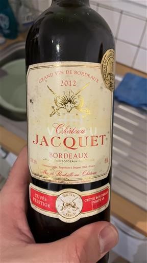 Bordeaux Château Jacquet Prestige 2012