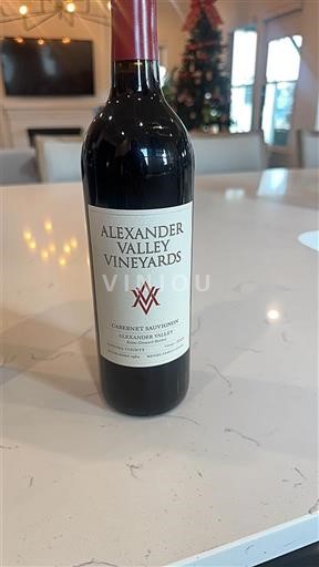 Vùng trồng nho được cấp phép California Thung lũng Alexander Alexander Valley Vineyards Không niên vụ