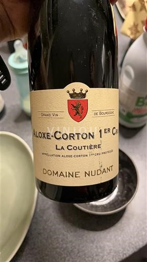 Borgoña No especificado Premier Cru Domaine Nudant La Coutière Sin añada