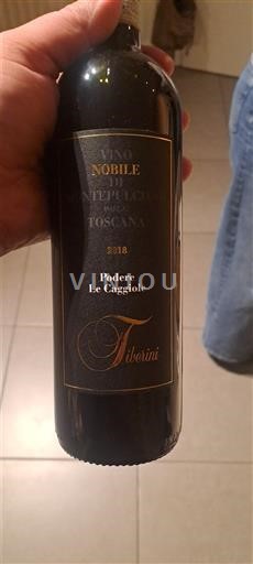 Toscana Vino Nobile di Montepulciano Tiberini Podere Le Caggiole 2018