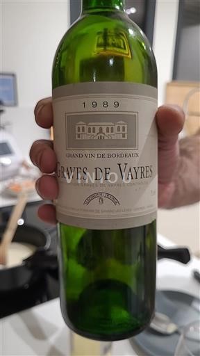 Bordeaux Graves-de-vayres Château Vayres 1989