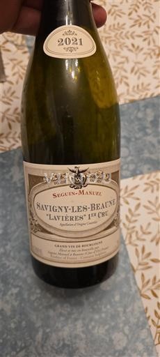 Borgoña No especificado Premier Cru Seguin-Manuel Lavières 1er Cru 2021