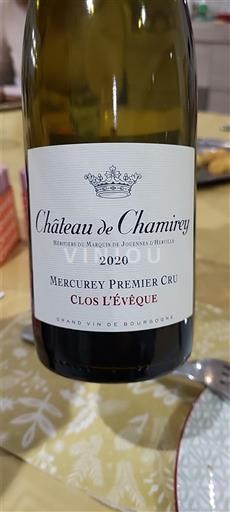Burgund Mercurey Premier Cru Château Chamirey Clos L'Évêque 2020