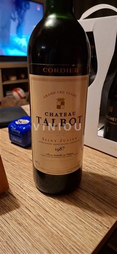 Bordeaux Saint-Julien Grand Cru Château Talbot 1987