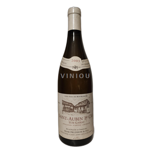 Burgundija Saint-Aubin Henri Prudhon & Fils Sur Gamay 2003