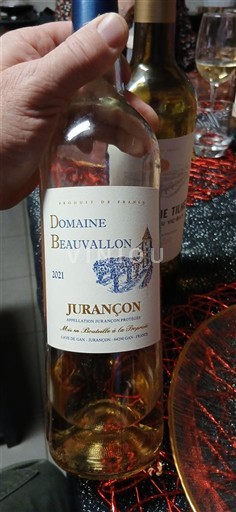 Tây Nam Jurançon Domaine Beauvallon 2021