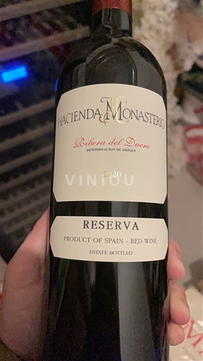 Castilla og León Ribera del Duero Hacienda Monasterio Reserva 2020
