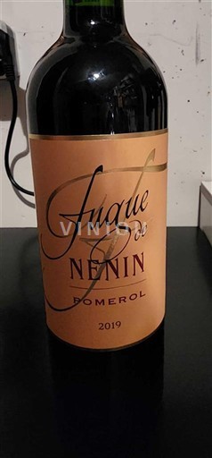 Bordéus Pomerol Nénin Fugue de Nénin 2019