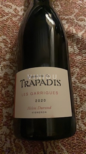Rhône Valley Côtes du Rhône Villages Domaine Trapadis Les Garrigues 2020