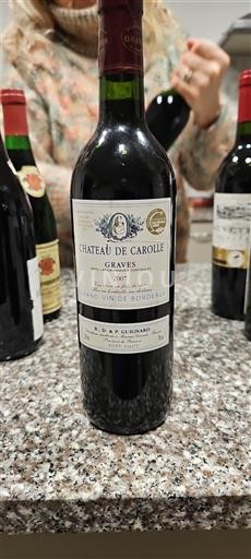 Bordeaux Graves Château Carolle 2007
