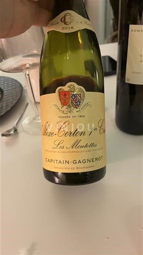 Burgundy Aloxe-Corton Premier Cru Capitain-Gagnerot Les Moutottes 2016