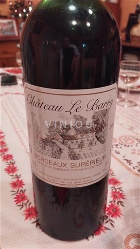 Burdeos Bordeaux superior Château Le Barry 2016